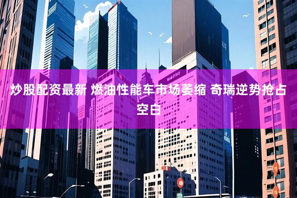 炒股配资最新 燃油性能车市场萎缩 奇瑞逆势抢占空白